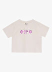 Ekru Kız Çocuk Baskılı T-Shirt J5SG-TST7500