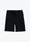 Siyah Erkek Çocuk  Lastikli Bel Relaxed  Şort J5SB-SHT7804
