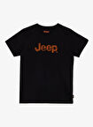 Jeep Baskılı Siyah Erkek Çocuk T-Shirt J5SB-TST7761