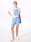 Mavi Kadın Rahat %100 Keten Şort FC5SL-SHT0081