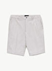 Fabrika Normal Bel Basic Gri Erkek Bermuda Şort F5SM-SHT 2322
