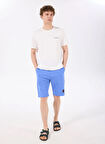 Discovery Expedition D4SM-SHT3221 Mavi Standart  Erkek Sweat Şort
