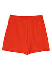 Discovery Expedition D5SL-SHT3575 Kırmızı Lastikli Bel Relaxed Düz Kadın Şort