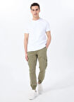 Mustang Lastikli Paça Haki Erkek Kargo Pantolon M5SM-PNT1401