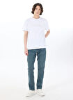 Mustang Orta Bel Slim Fit Mavi Erkek Denim Pantolon MICHIGAN SLIM - 1013