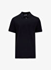 Mustang Baskılı Siyah Erkek Polo T-Shirt M5SM-TST1324