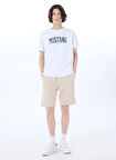 Mustang Sweat Şort, 2XL, Bej