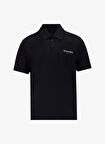 Discovery Expedition D5SM-TST3855 Siyah Relaxed Düz Erkek Polo T-Shirt
