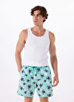 Discovery Expedition D5SM-MY 3405 Mint Baskılı Erkek Şort Mayo