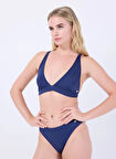 Lacivert Kadın Bikini Üst J5SL-SWM7501