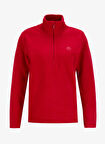Discovery Expedition D5WL-SWT3302 Kırmızı Fermuarlı Yaka Basic Düz Kadın Polar Sweatshırt