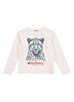 Discovery Expedition Düz Krem Erkek Çocuk T-Shirt D5WB-TST3073