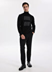 Fabrika Normal Bel Normal Paça Slim Fit Siyah Erkek Pantolon F5WM-PNT 2536