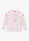 Barbie Baskılı Ekru Kız Çocuk T-Shirt BRB5WG-TST6204