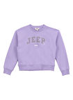 Jeep Baskılı Kız Çocuk Lila Sweatshırt J5WG-SWT7552
