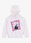 Barbie Baskılı Kız Çocuk Ekru Sweatshırt BRB5WG-SWT6634