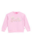 Barbie Baskılı Kız Çocuk Pembe Sweatshırt BRB5WG-SWT6605