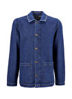 Mustang Lacivert Erkek Denim Ceket M5WM-CKT1701