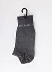 Black On Black Antrasit Kadın Patik Çorap K_PATİK