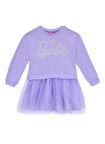 Barbie Simli Lila Kız Çocuk Abiye Elbise BRB5WG-ELB6691