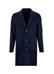 Fabrika Lacivert Erkek Palto F5WM-PLT 2895