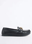 F By Fabrika Siyah Kadın Loafer INEL