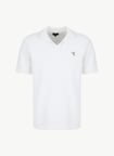 Fabrika Beyaz Erkek Slim Fit Jakarlı Polo T-Shirt F6SM-TST 2068