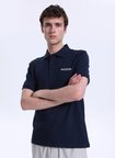 Discovery Expedition D6SM-TST3800 Lacivert Regular Fit Düz Erkek Polo T-Shirt