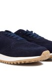 Penford Lacivert Erkek Deri Sneaker TESSA-SOLENYA-SUET