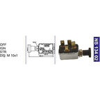 Kontak Anahtarı Fişek Ve Çivi Anahtarlı Bosch Tip 4 Fişli Magırus Deutz - NS13402