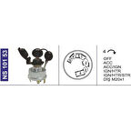 Şifreli Kontak Anahtarı 3 Kademeli Marş Anahtarı - 1Ht1 5800 A1A Hattat Traktör 1Ht15800A1A - NS10153