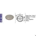 Depo Kapağı Unıversal Kilitsiz-Çinko Kapl. Ford Cargo-Ford Tr.-Otoyol/Iveco-Volvo-Steyr/Başak - NS80303