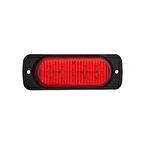 Parmak Lamba Mercekli Cam 12 Led'Li 115Mm 12V-24V Kırmızı - FR0278-R