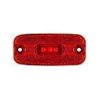 Euro Yan İşaret Lamba 3 Led'Li 110Mm 12V-24V Kırmızı - FR0198-R