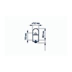 Narva DD 17326 24V 10W 67 Ampul