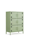 Pera Metal Çok Gözlü Dolap, 6 Kapaklı 80,50 x 40 x 109,50 cm