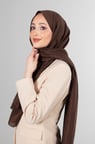 Harem Scarf Brisa Vual Şal Çikolata