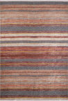  Seversk Kahverengi Çizgili Dijital Baskı Halı