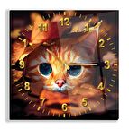 Kedi Cam Saat - 40 cm