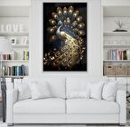 Tavus Kuşu Cam Tablo