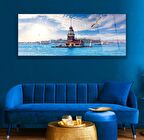 Saatli Kız Kulesi Cam Tablo