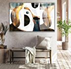 Soyut Desen Cam Tablo