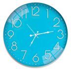 Mavi Vintage Cam Saat - 40 cm