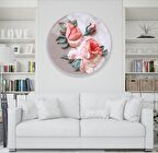 Çiçekler Cam Tablo