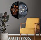 Aşkın Hali Cam Saat - 60 cm