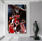 Michael Jordan Kanvas Tablo