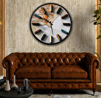 Stone Kanvas (Ahşap) Duvar Saati - 70 cm