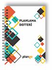 Beyaz Kareler Günlük Planlayıcı Defter - Daily Planner - Ders Çalışma Planlayıcı Defteri - Planlama 