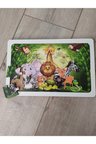 Safari Orman Hayvanları Puzzle Ahşap Renkli Puzzle 24 Parça