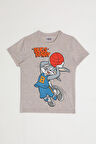 Looney Tunes L1585-2 Çocuk  Mocha Melanj Tişört